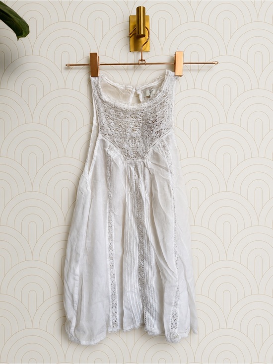 Joie Tops - Joie White Crochet Lace Tank Top